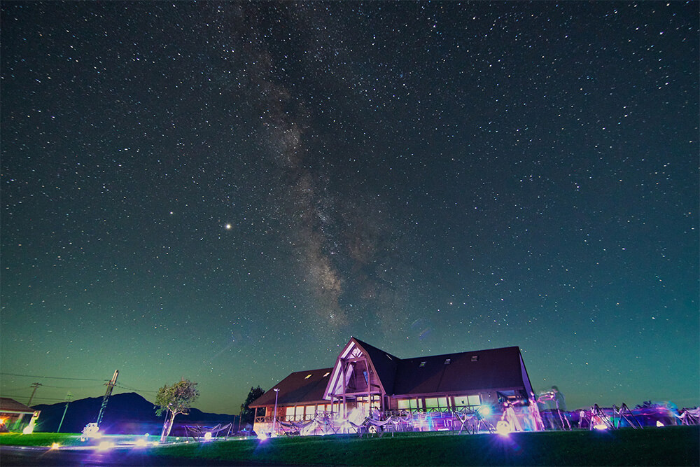 ミルク工房奥越前六呂師高原の時計台